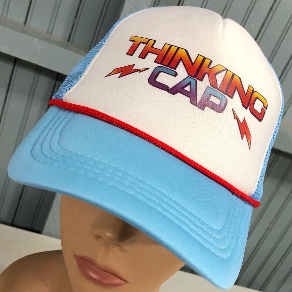Thinking Cap Dustin Snapback Mesh Trucker Baseball Hat Cap